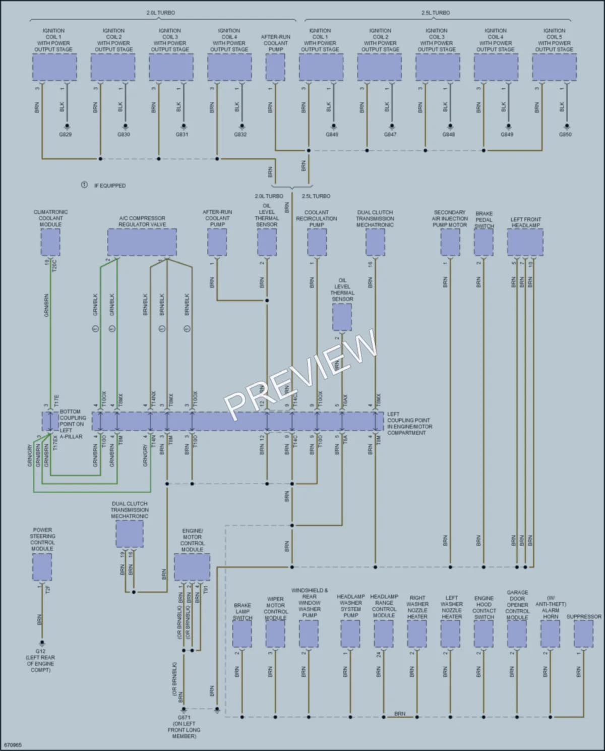 2019 Audi TTS Ground Distribution wiring diagram preview