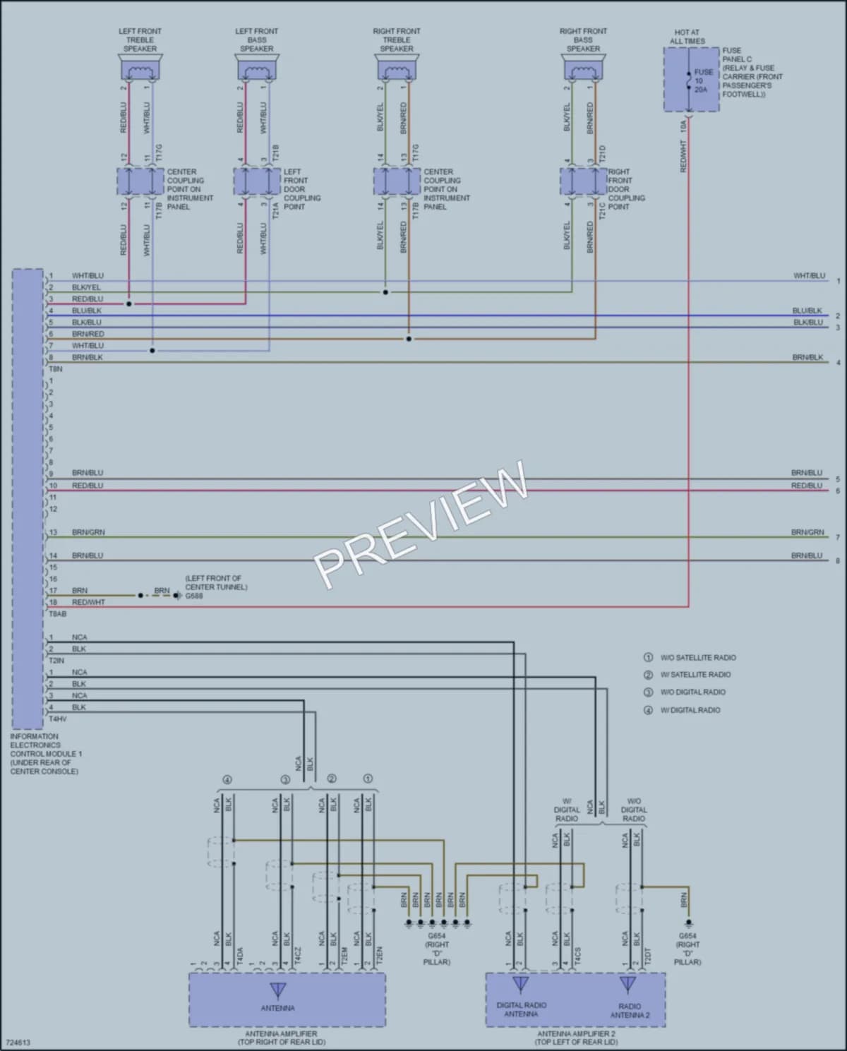 2019 Audi etron Navigation wiring diagram preview