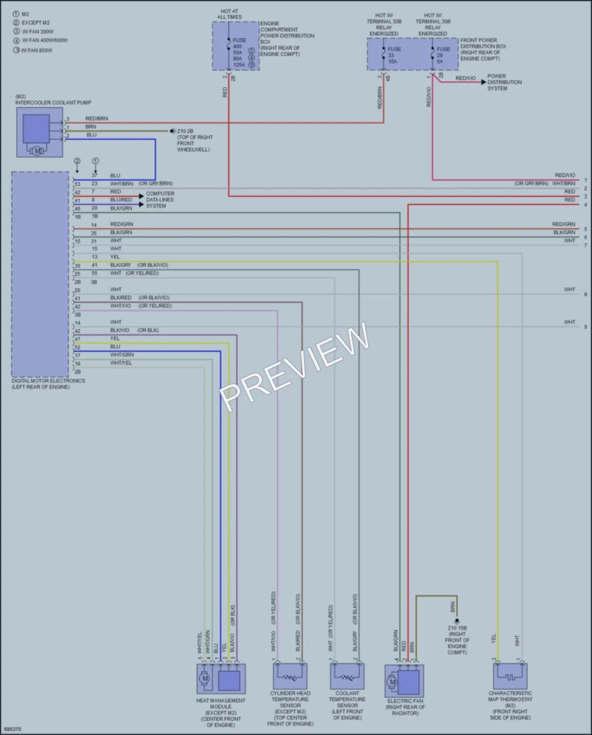 2019 BMW 230i Cooling Fan wiring diagram preview