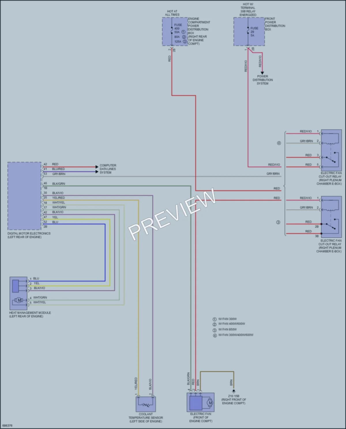 2019 BMW 330iGranTurismo Cooling Fan wiring diagram preview