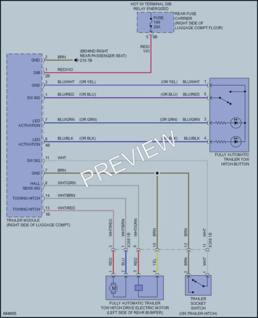 2019 BMW 440i Active Bodyworks wiring diagram preview