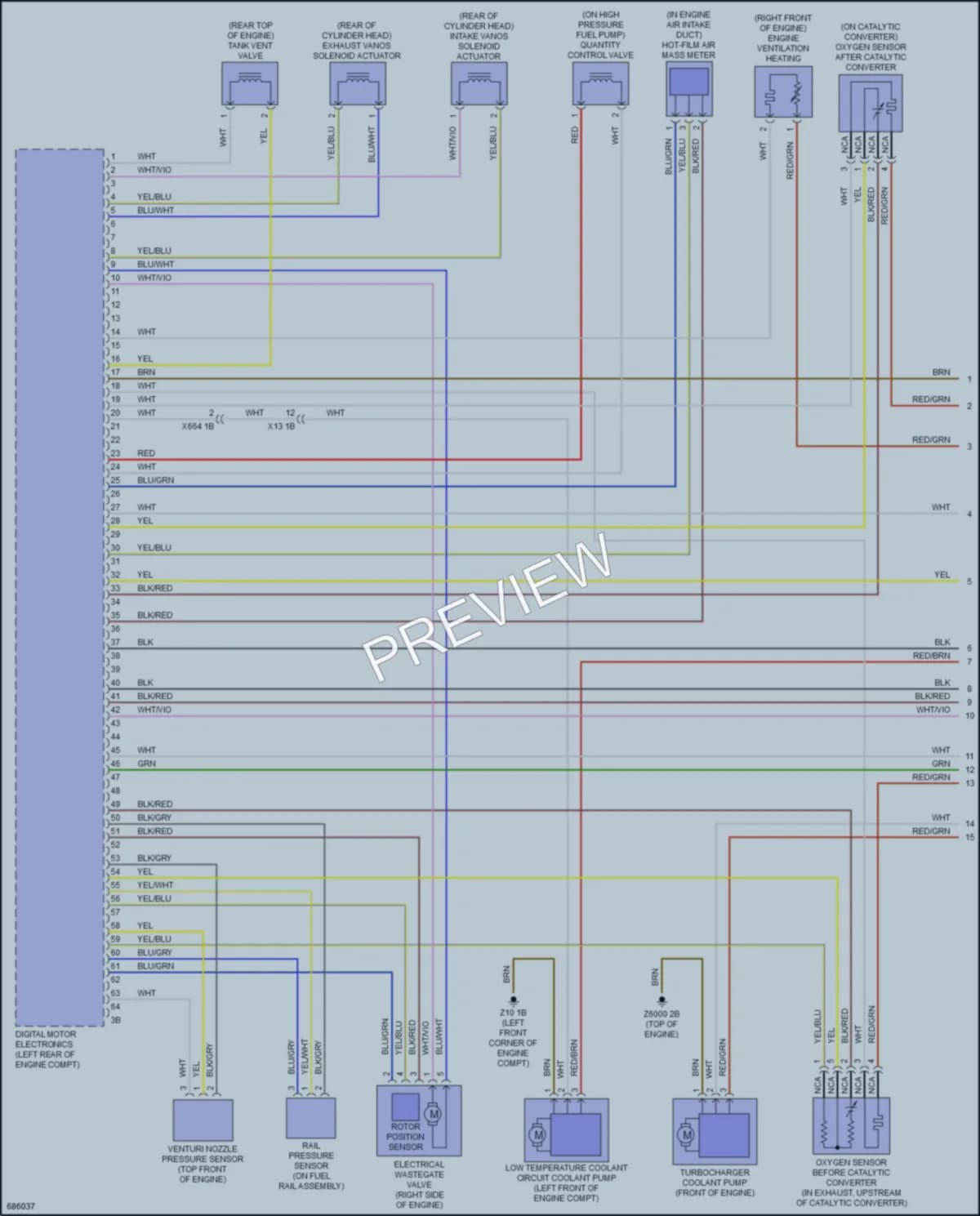 2019 BMW 440i Engine Performance wiring diagram preview