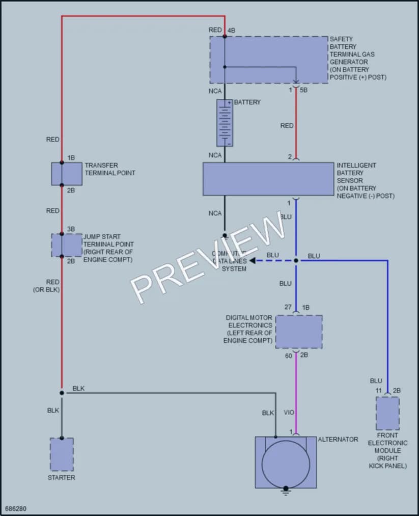 2019 BMW 440i Starting Charging wiring diagram preview
