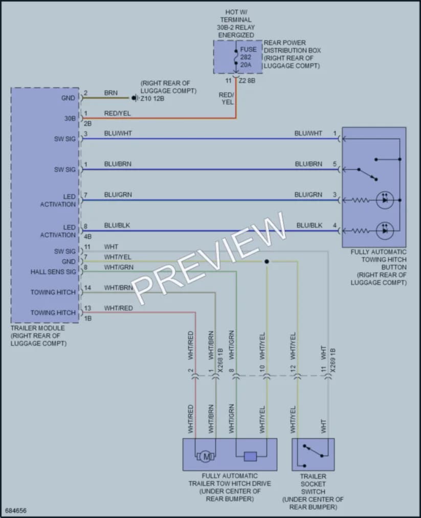 2019 BMW 530e Active Bodyworks wiring diagram preview