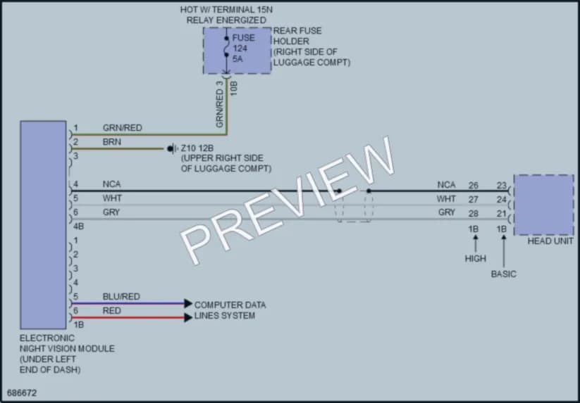 2019 BMW 640iGranCoupe Instrument Cluster wiring diagram preview