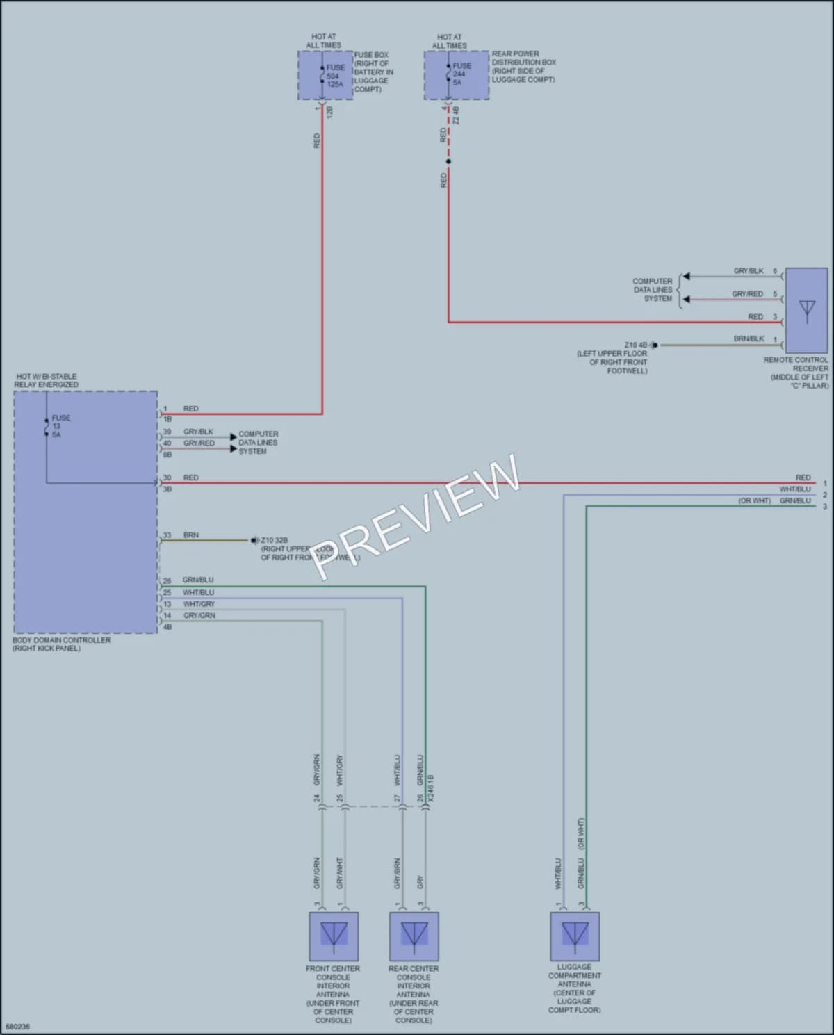 2019 BMW 640iGranTurismo Anti Theft wiring diagram preview