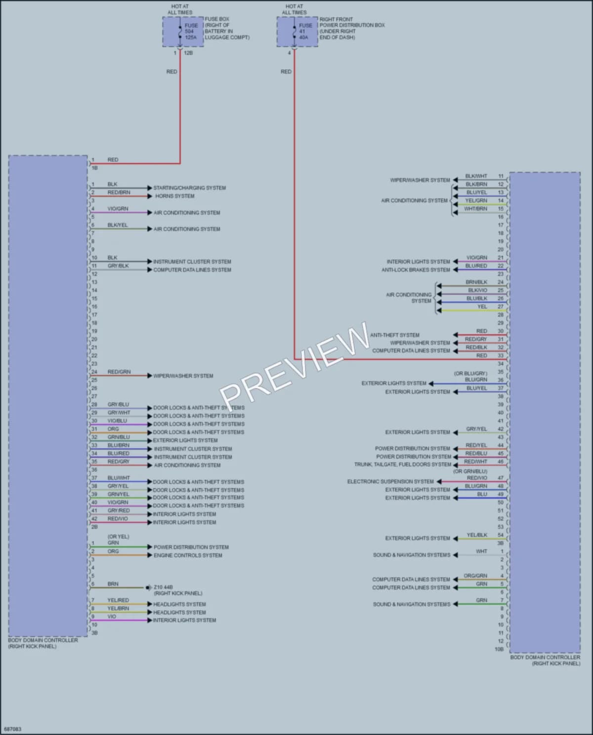2019 BMW 640iGranTurismo Body Control Modules wiring diagram preview