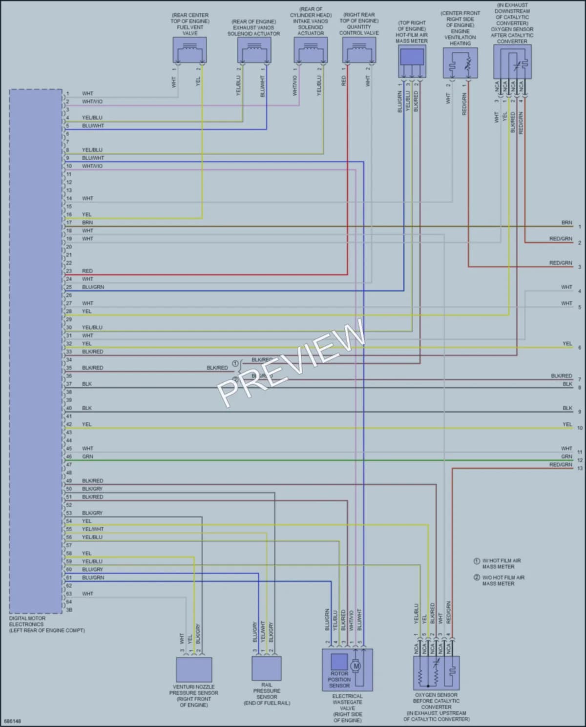 2019 BMW 640iGranTurismo Engine Performance wiring diagram preview