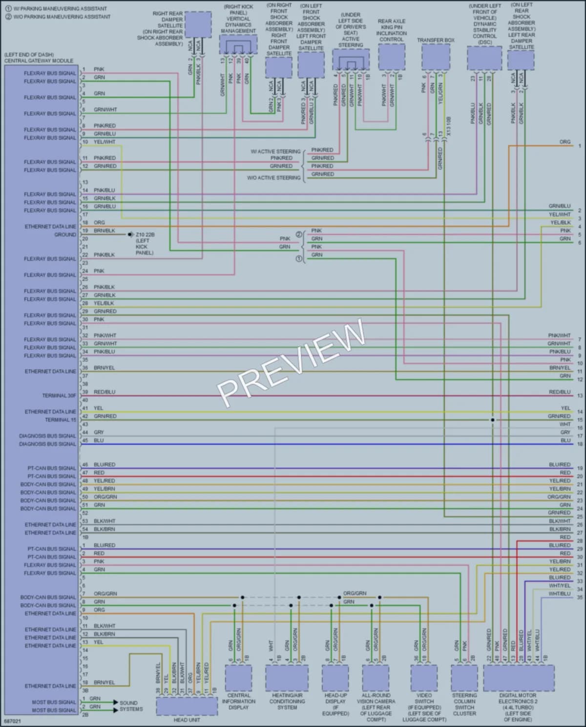 2019 BMW 650iGranCoupe Computer Data Lines wiring diagram preview