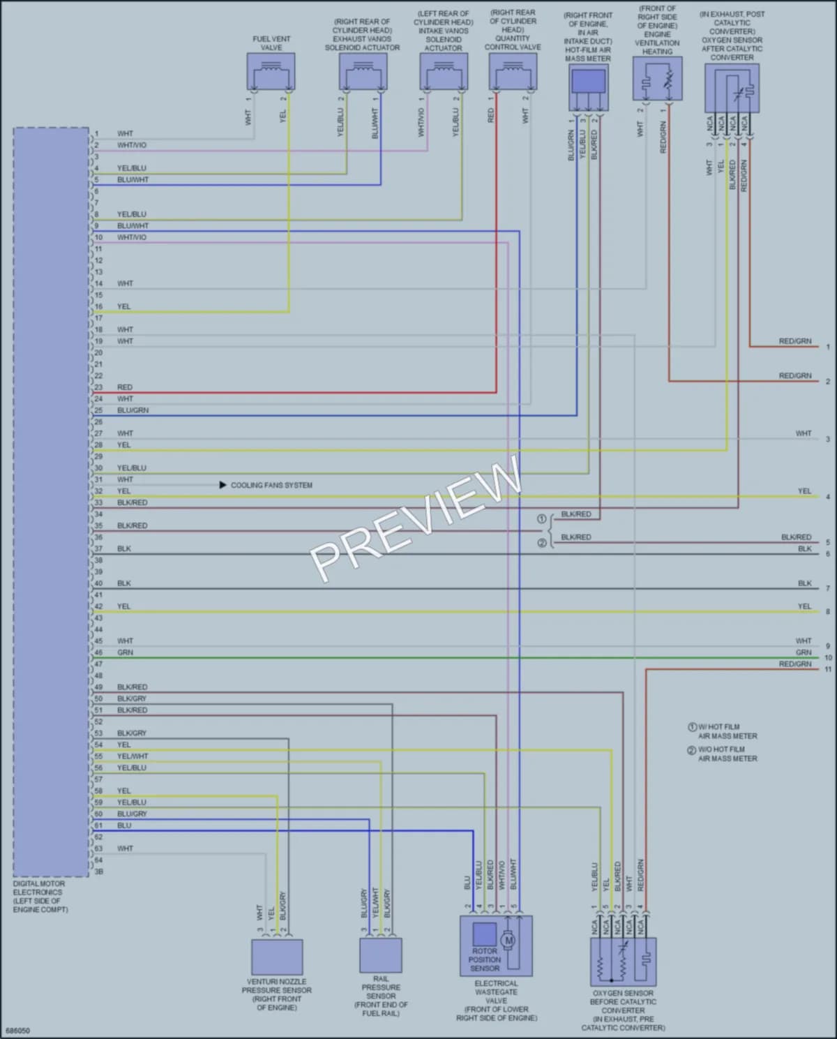 2019 BMW 740i Engine Performance wiring diagram preview