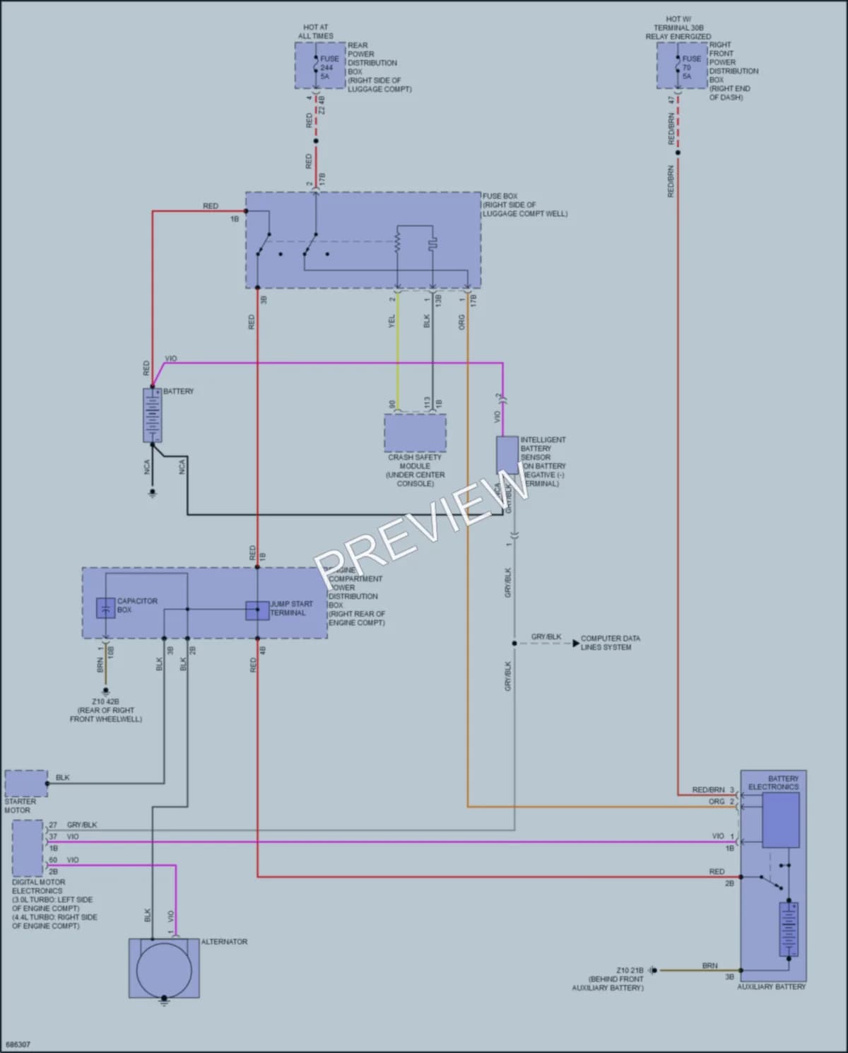 2019 BMW 750Li Starting Charging wiring diagram preview