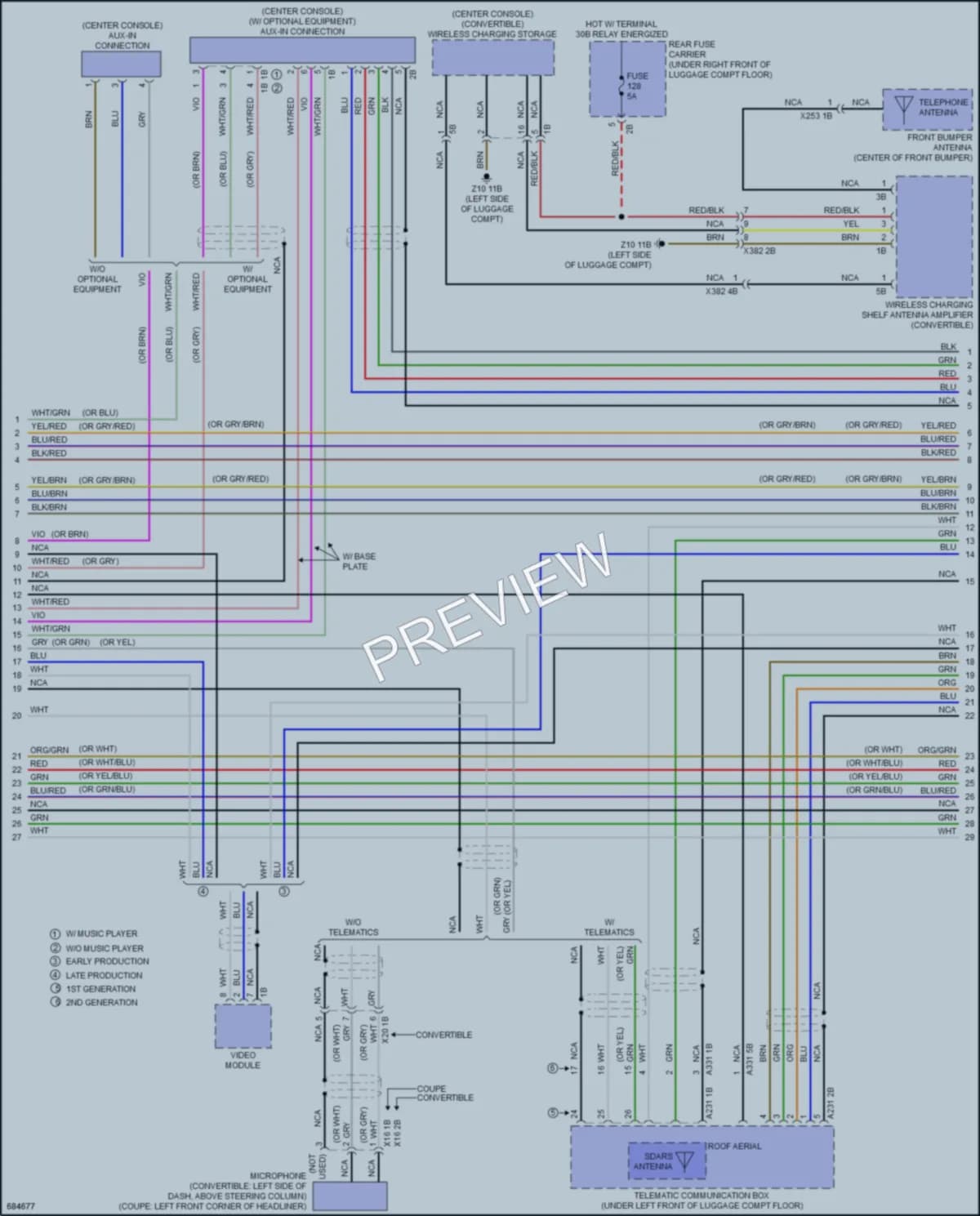2019 BMW M2 Radio wiring diagram preview