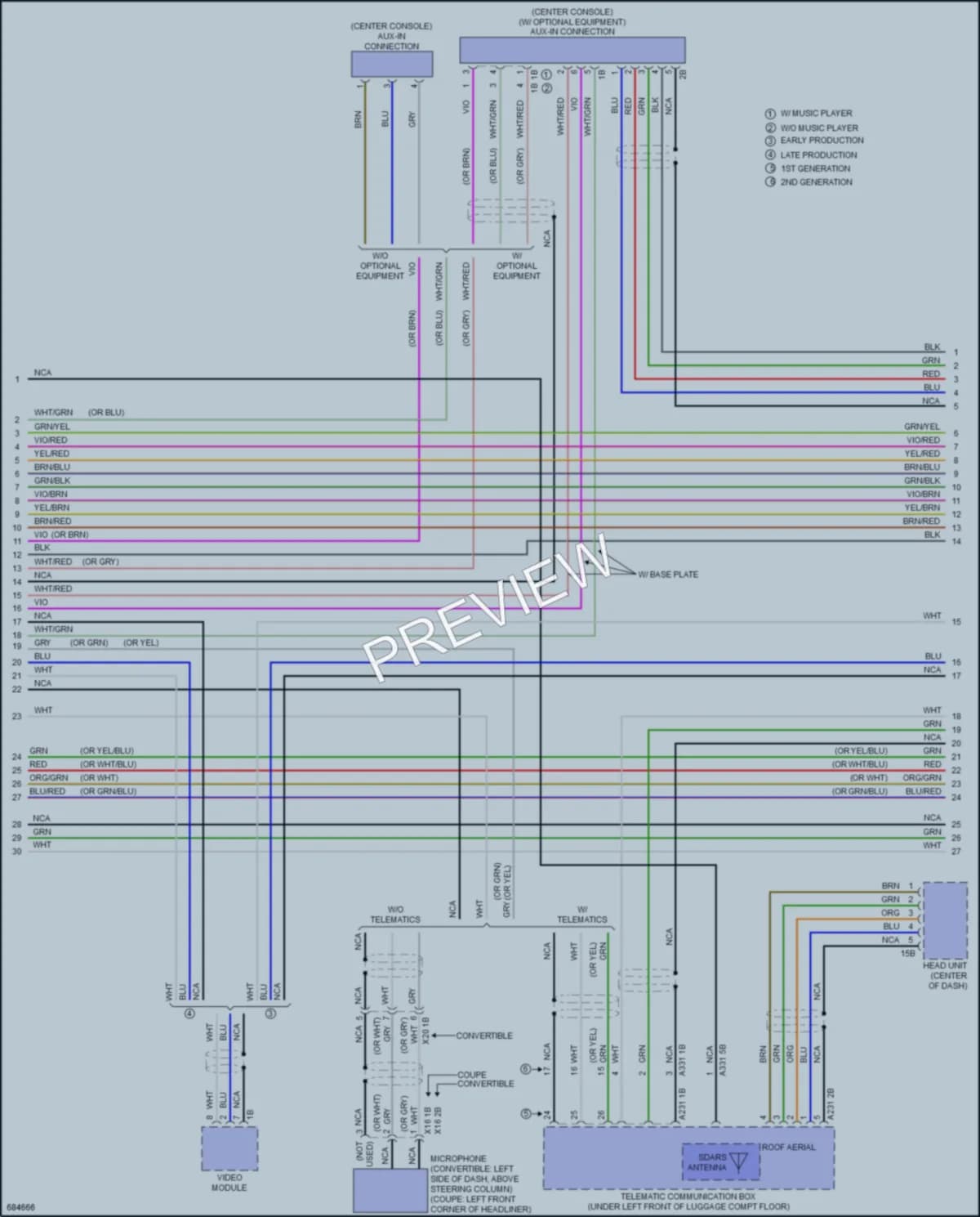 2019 BMW M240i Radio wiring diagram preview