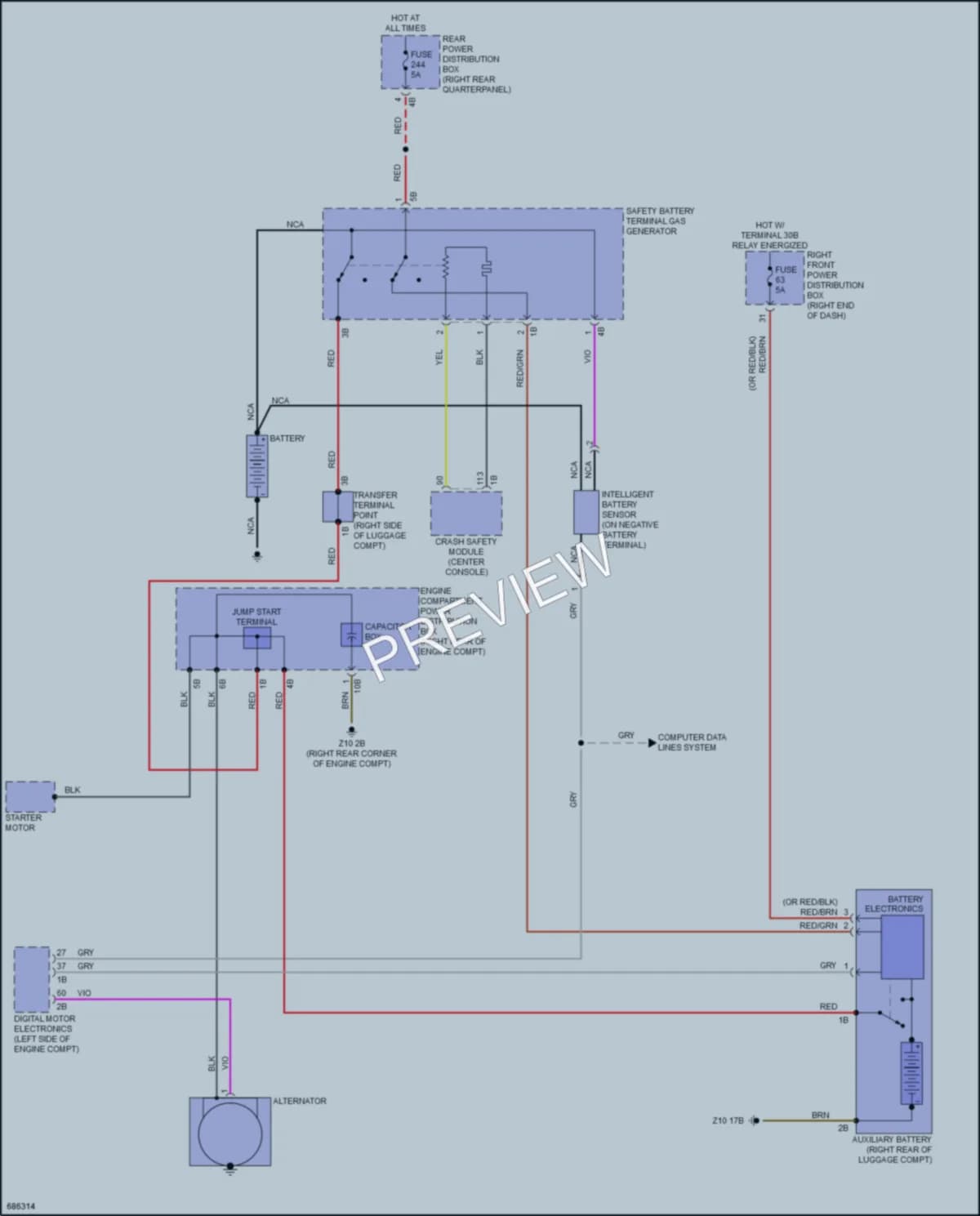 2019 BMW Z4 Starting Charging wiring diagram preview