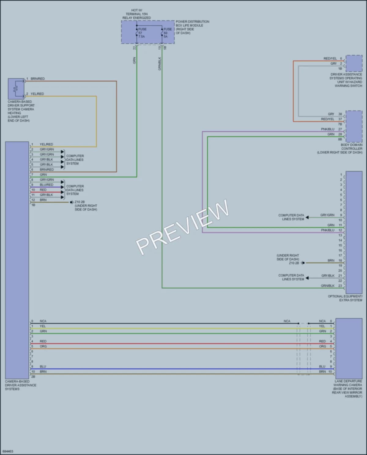 2019 BMW i3s Navigation wiring diagram preview