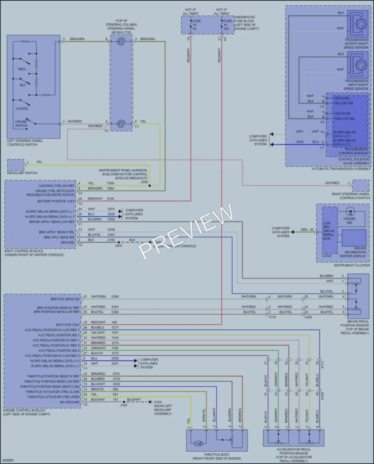 2019 Buick Cascada Cruise Control wiring diagram preview
