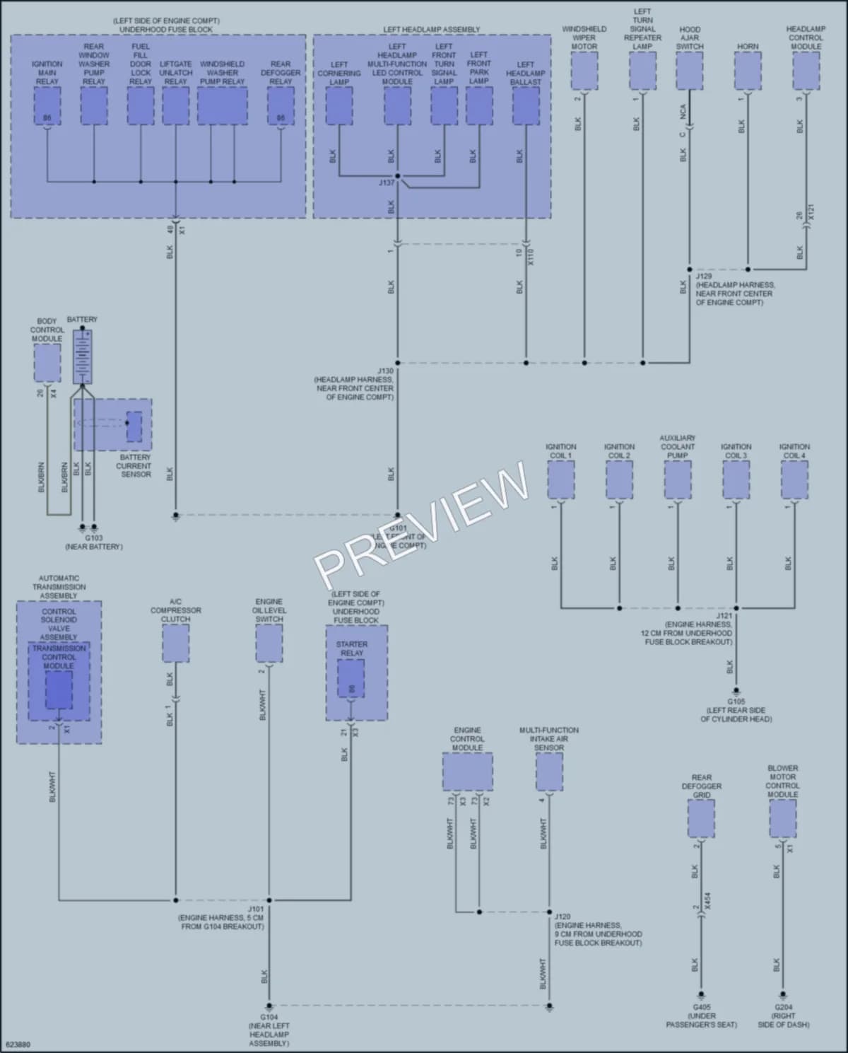 2019 Buick Cascada Ground Distribution wiring diagram preview