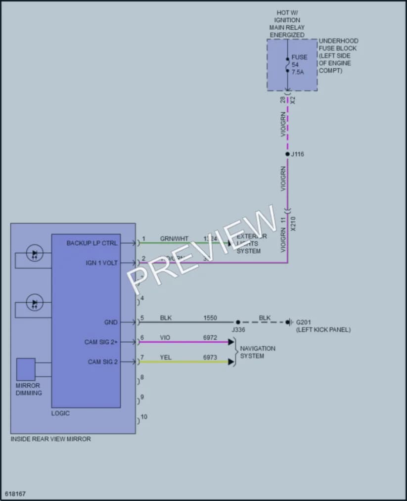 2019 Buick Cascada Power Mirrors wiring diagram preview