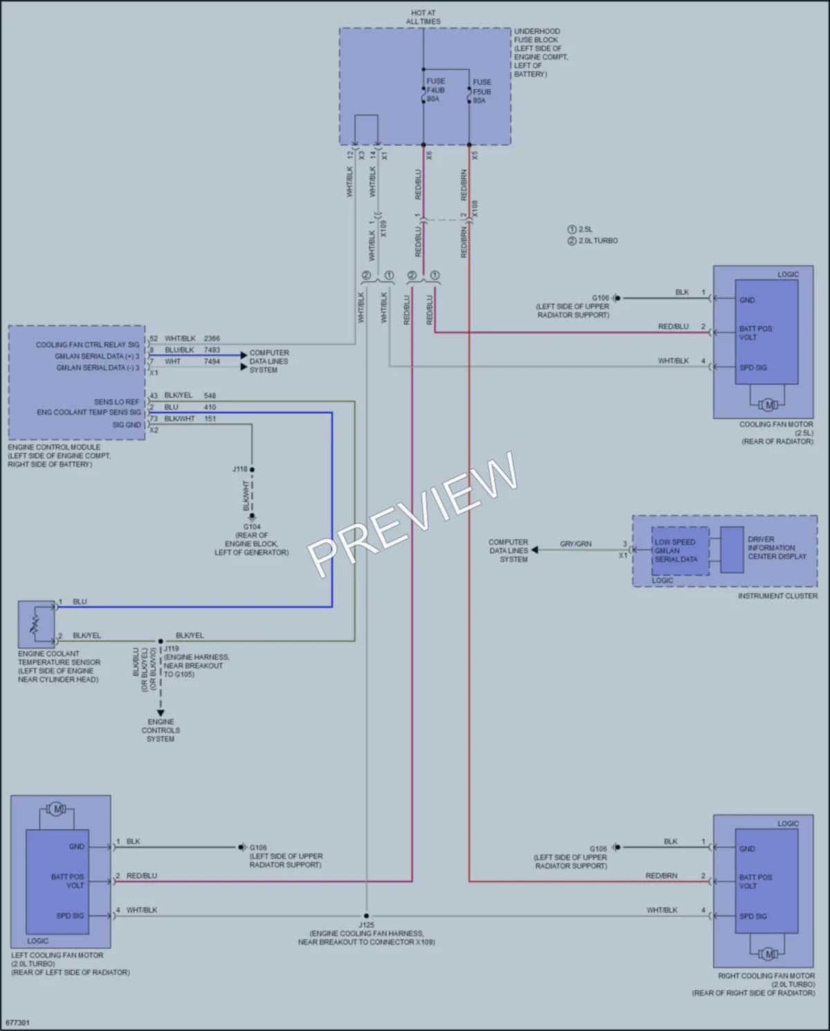 2019 Buick Envision Cooling Fan wiring diagram preview