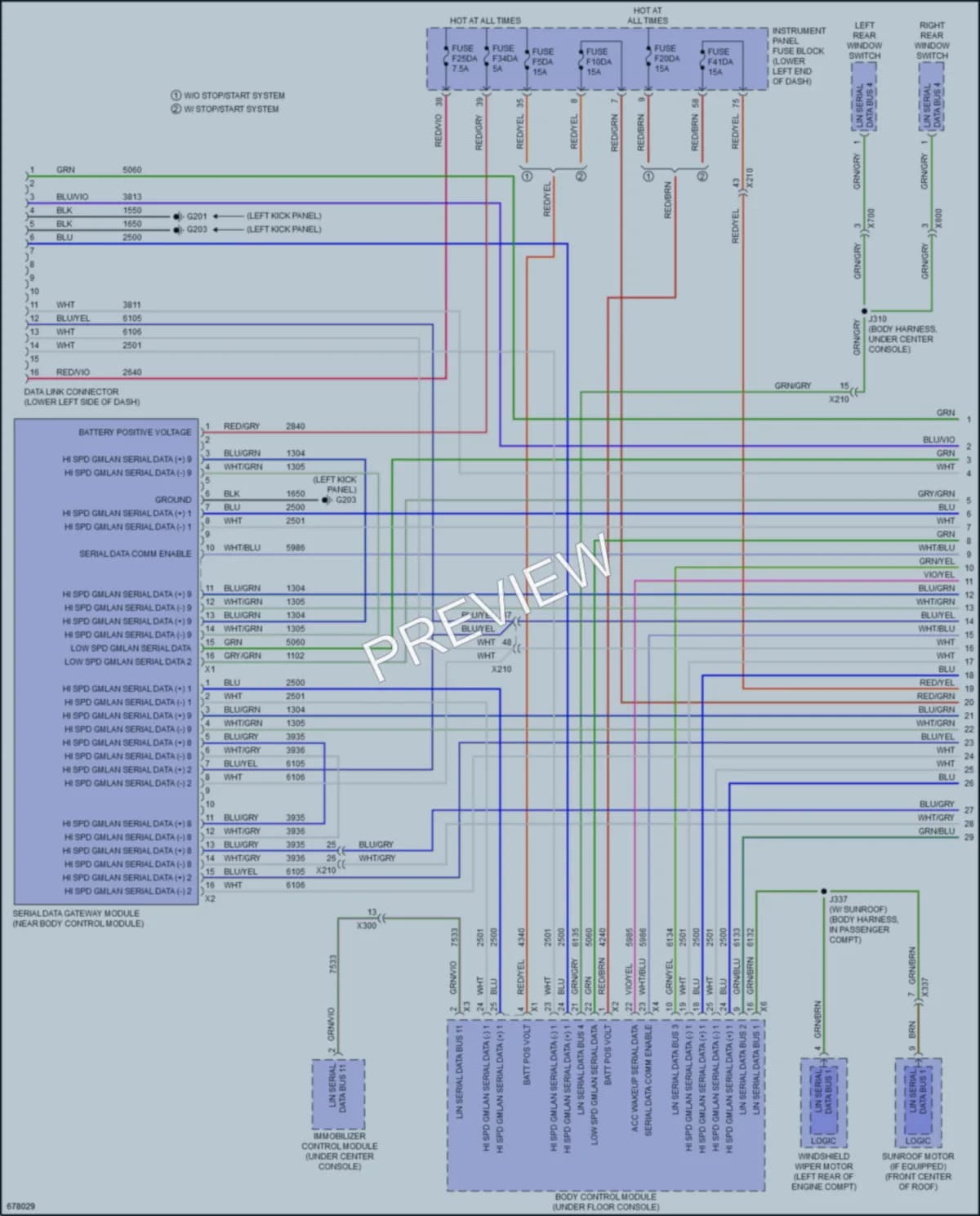 2019 Buick LaCrosse Computer Data Lines wiring diagram preview