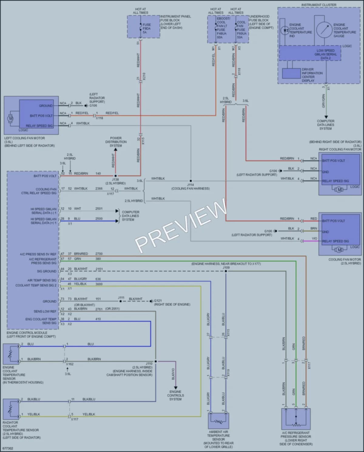 2019 Buick LaCrosse Cooling Fan wiring diagram preview