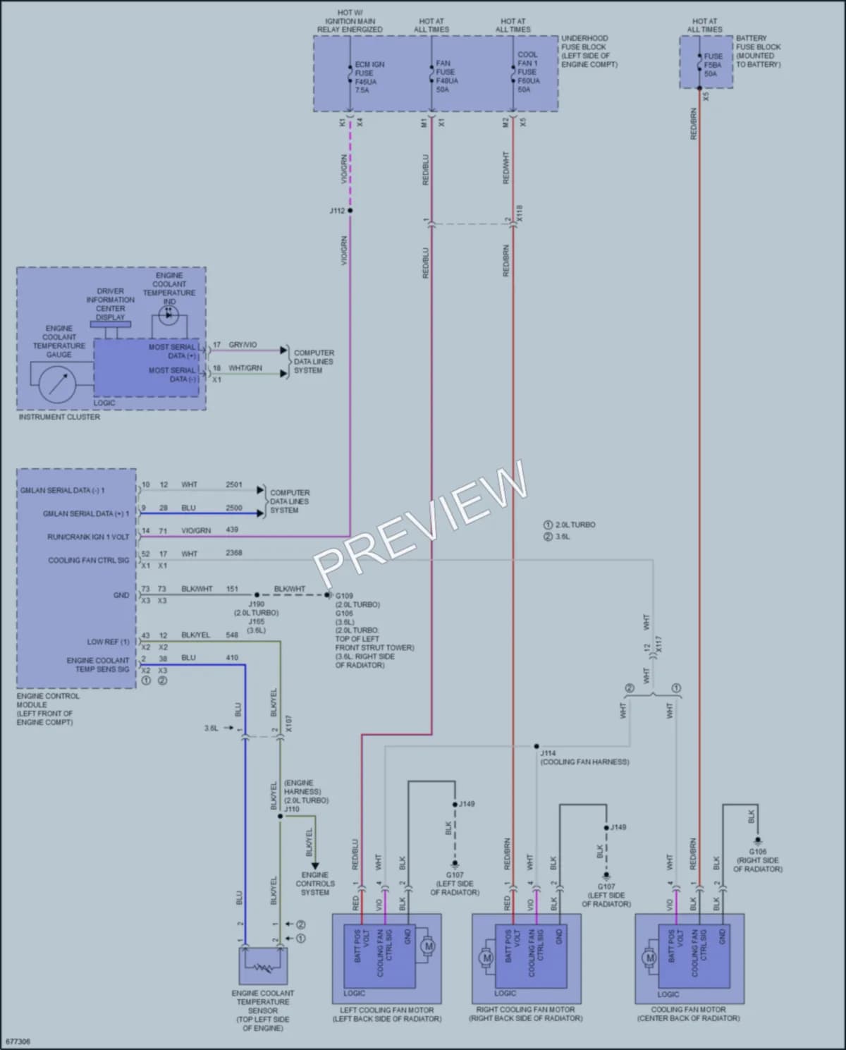 2019 Buick RegalSportback Cooling Fan wiring diagram preview