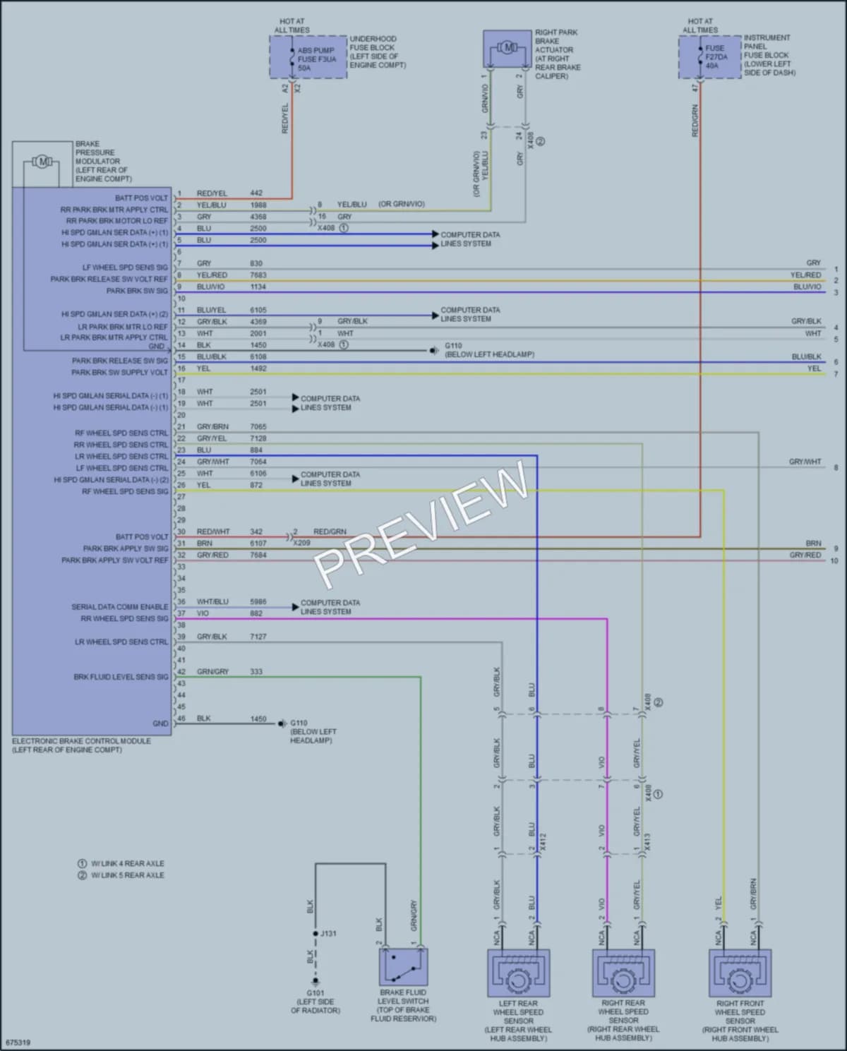 2019 Buick RegalTourX Anti Lock Brakes wiring diagram preview