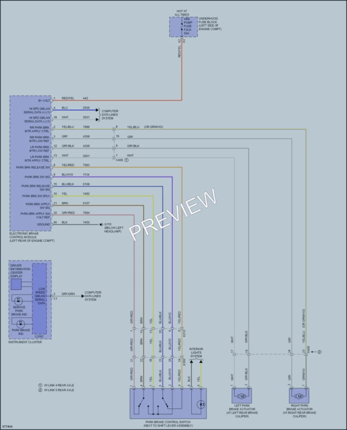 2019 Buick RegalTourX Shift Interlock wiring diagram preview