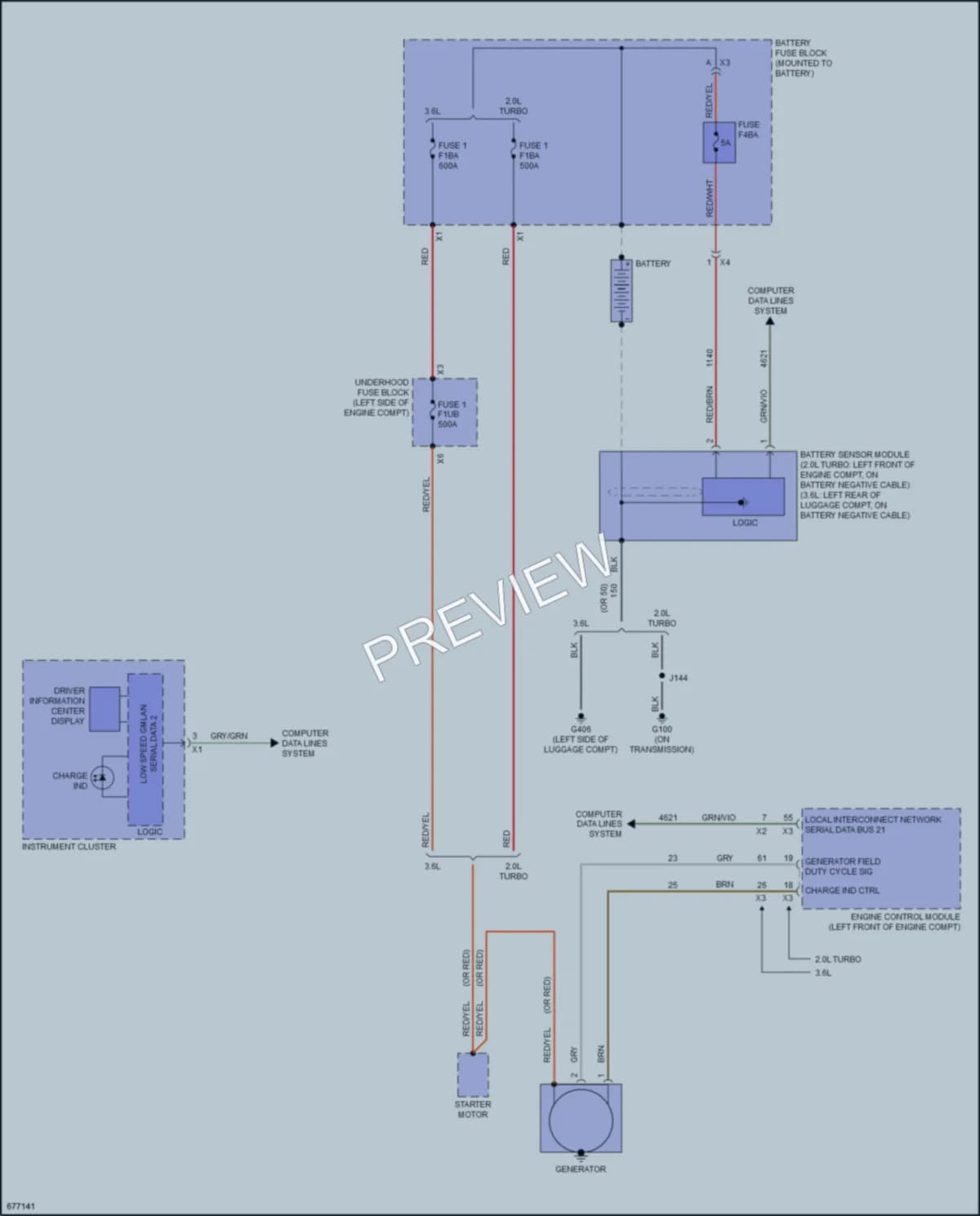 2019 Buick RegalTourX Starting Charging wiring diagram preview