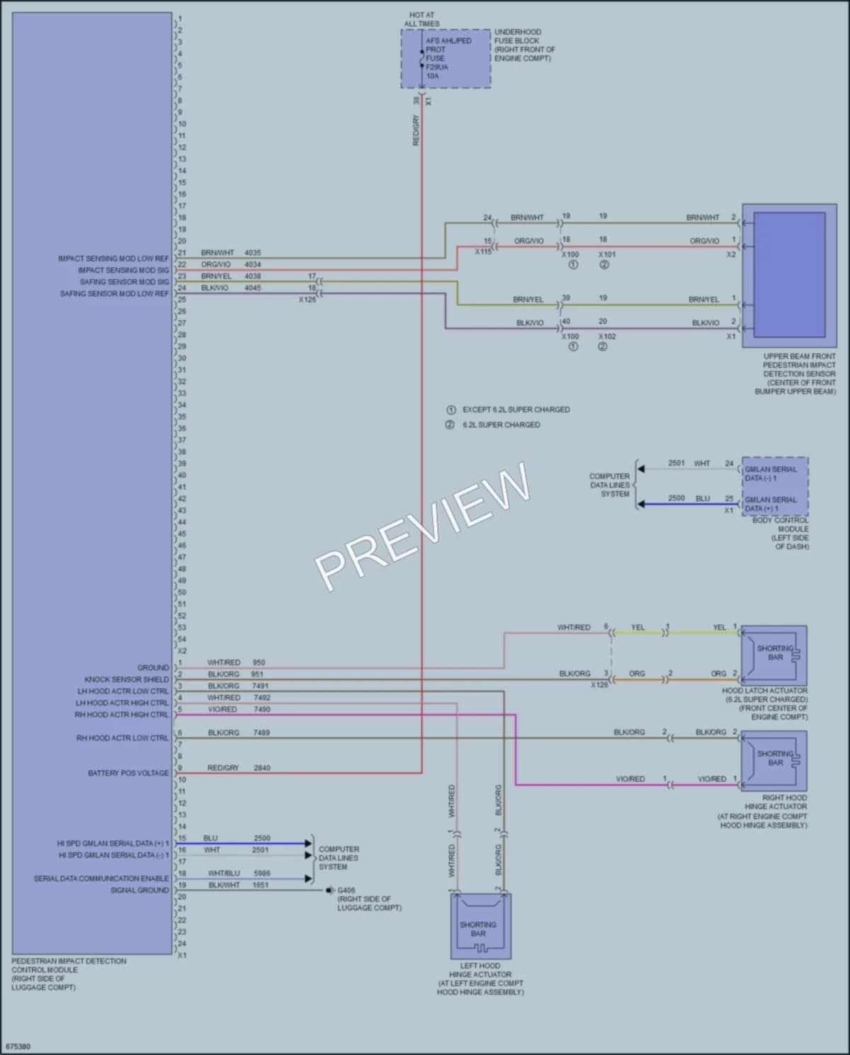 2019 Cadillac CTS Active Bodyworks wiring diagram preview