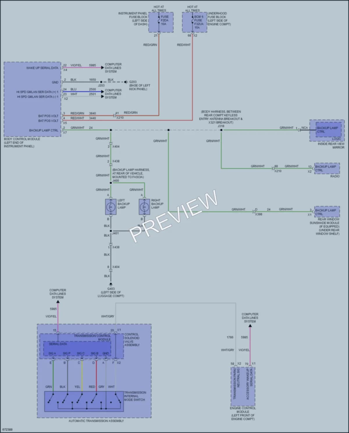 2019 Cadillac XTS Exterior Lights wiring diagram preview