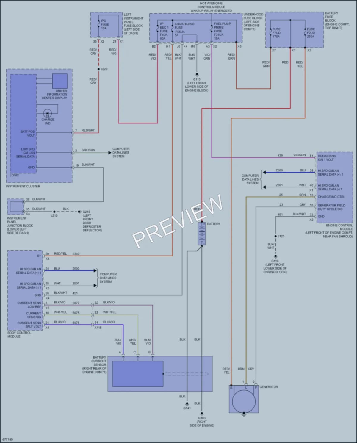 2019 Chevrolet 1500SilveradoLD Starting Charging wiring diagram preview
