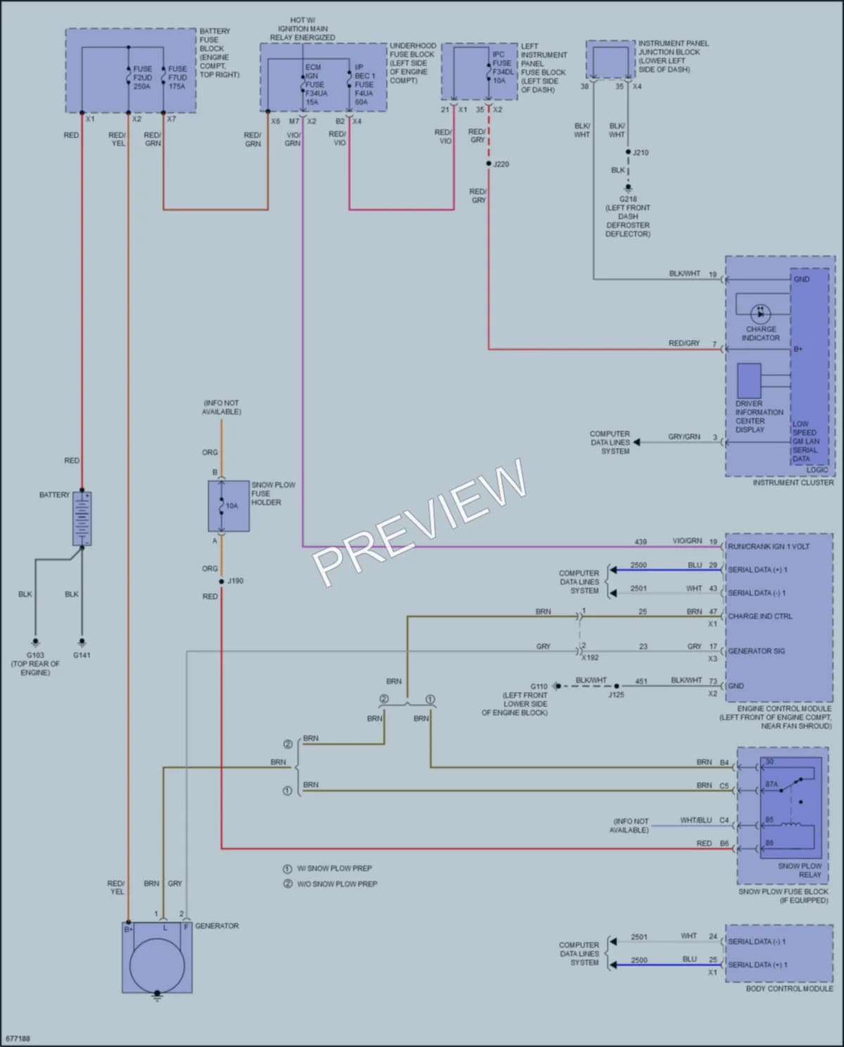 2019 Chevrolet 2500HDSilverado Starting Charging wiring diagram preview