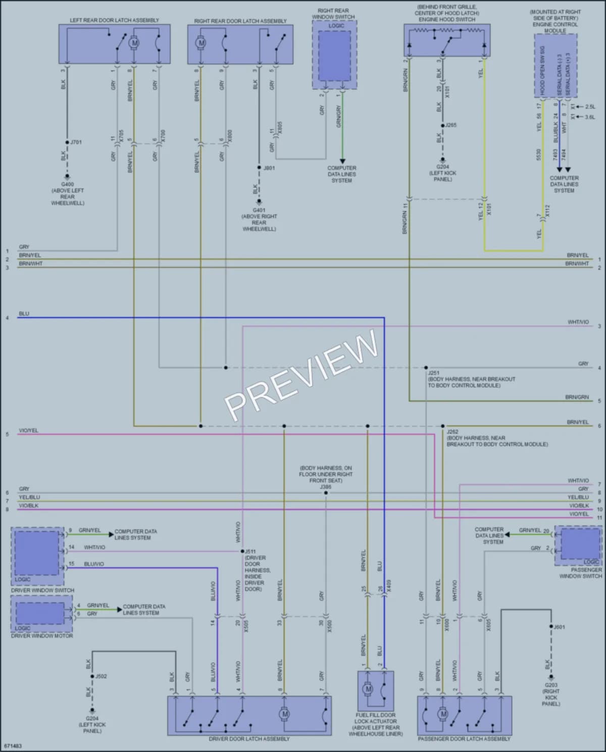 2019 Chevrolet Blazer Anti Theft wiring diagram preview