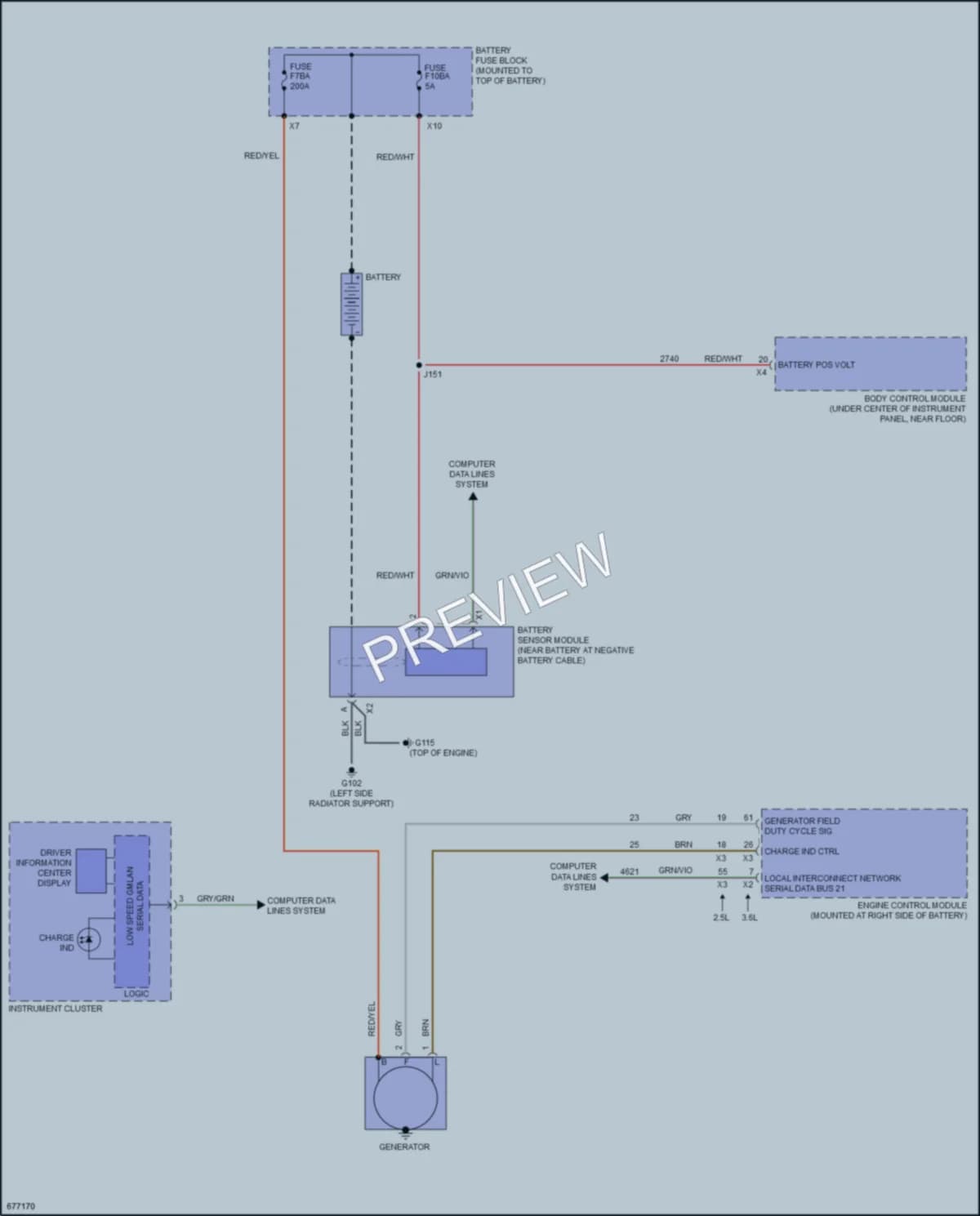 2019 Chevrolet Blazer Starting Charging wiring diagram preview