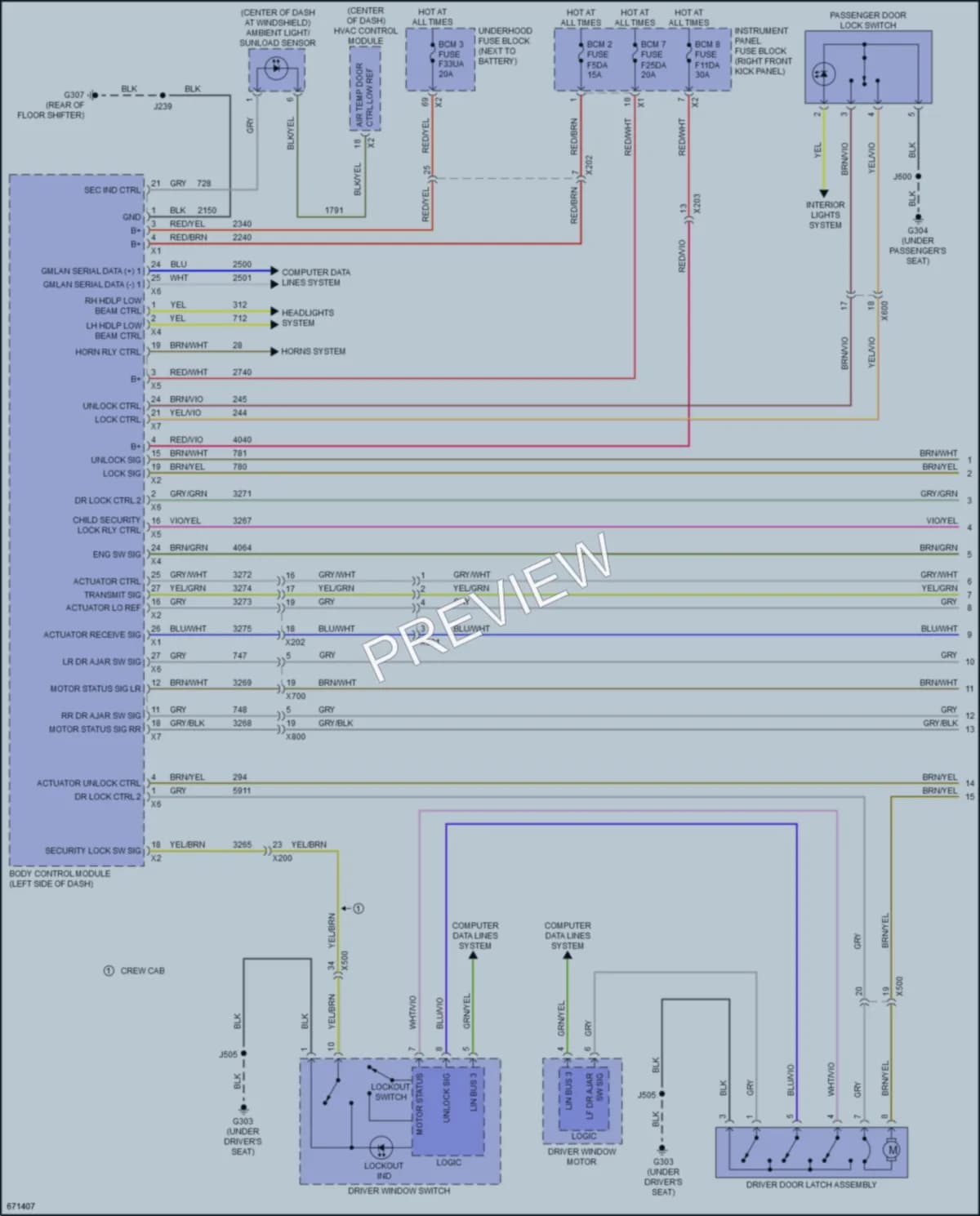 2019 Chevrolet Colorado Anti Theft wiring diagram preview