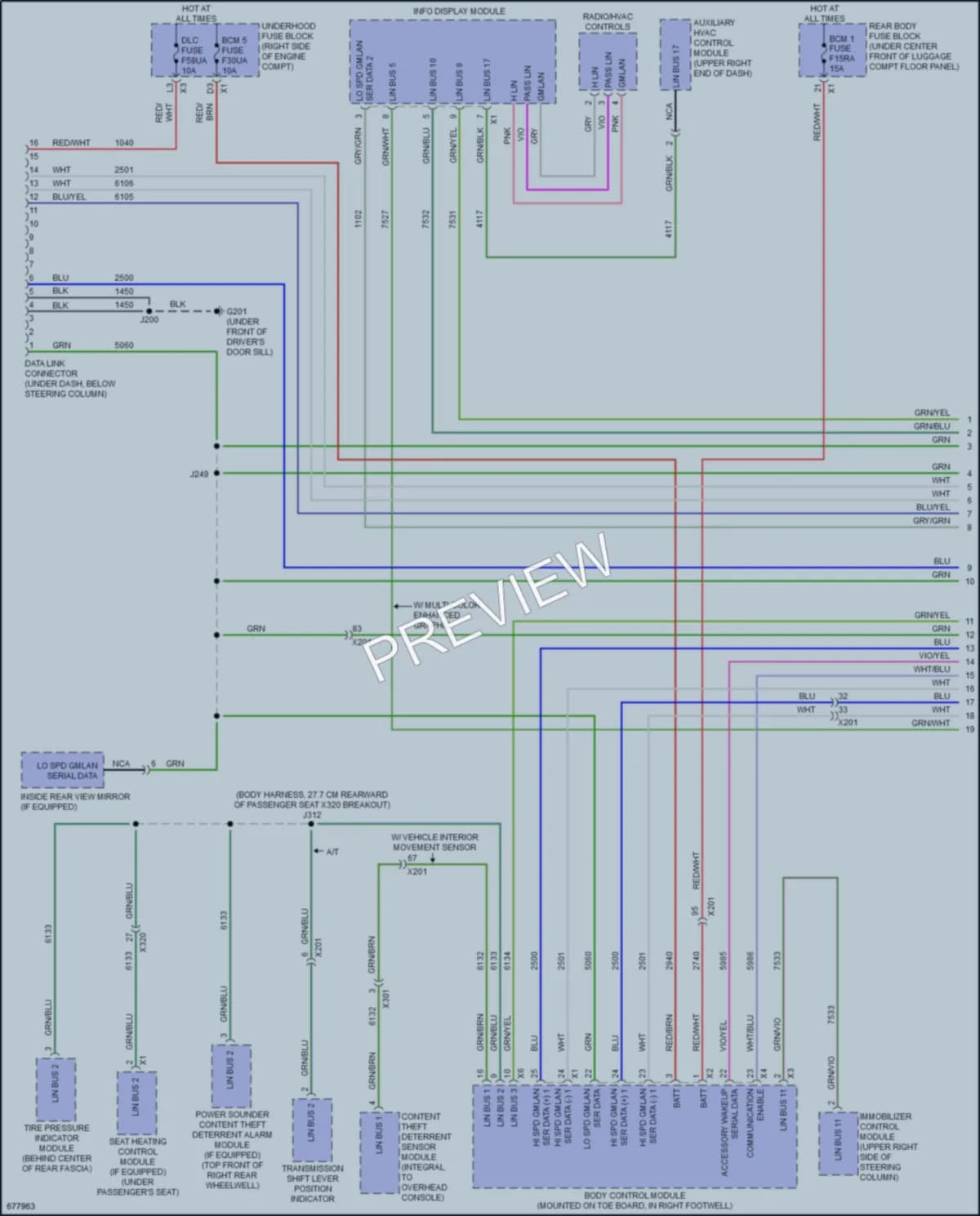 2019 Chevrolet CorvetteGrandSport Computer Data Lines wiring diagram preview