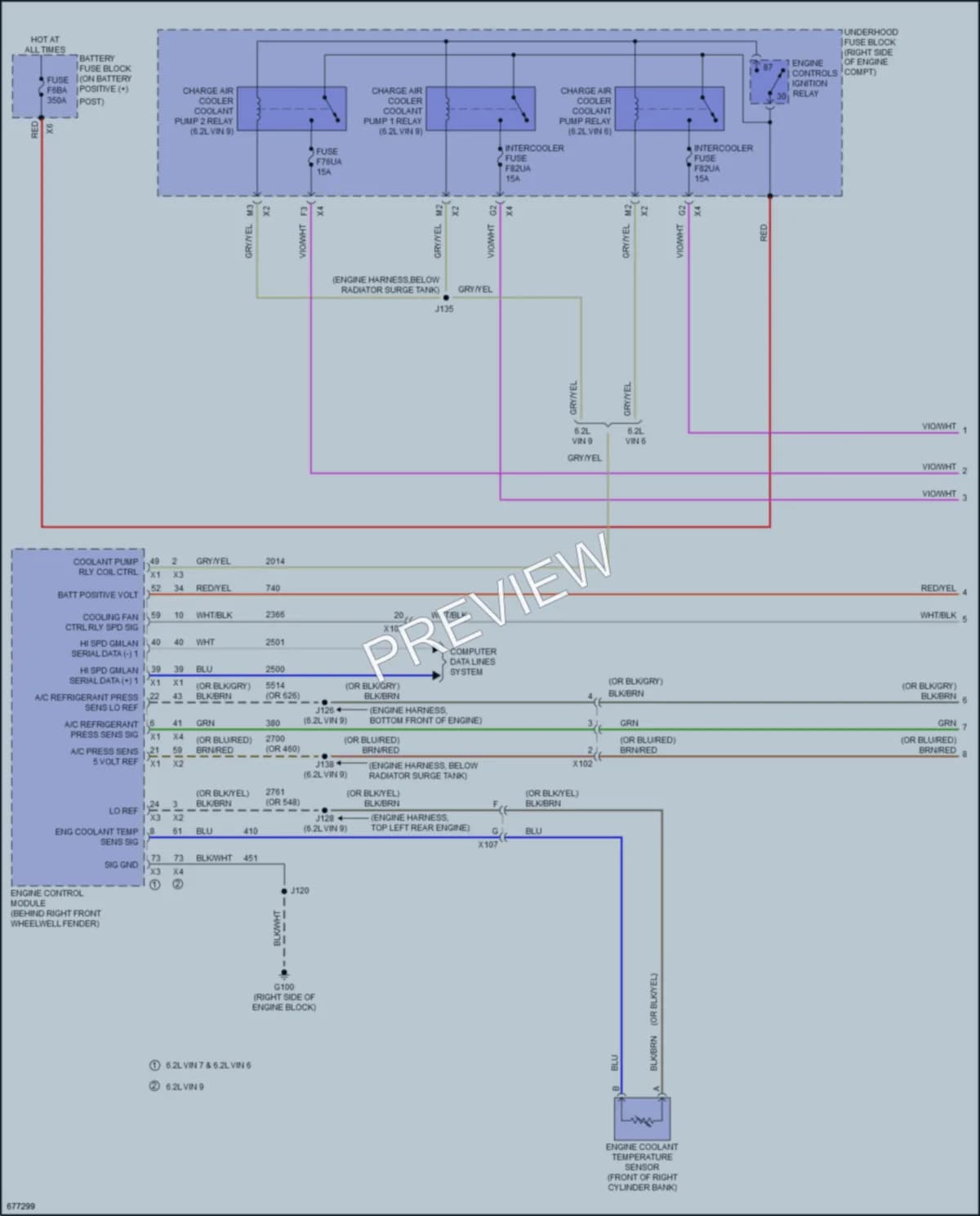 2019 Chevrolet CorvetteZR1 Cooling Fan wiring diagram preview