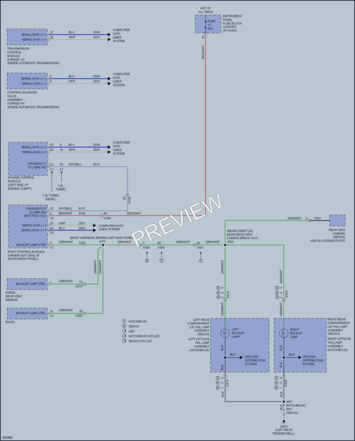 2019 Chevrolet Cruze Exterior Lights wiring diagram preview