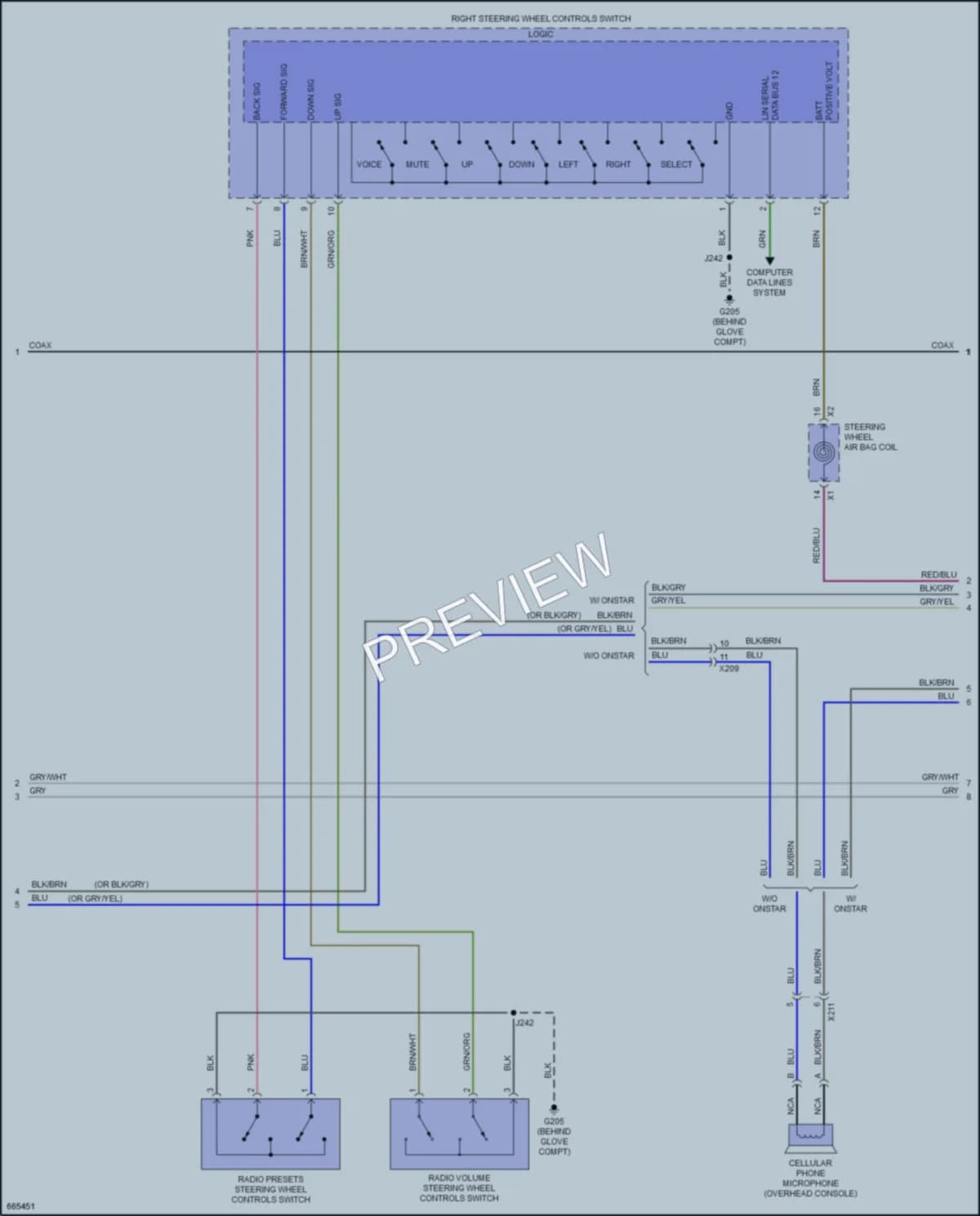 2019 Chevrolet Cruze Radio wiring diagram preview