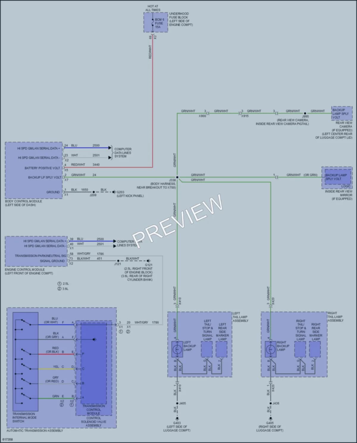 2019 Chevrolet Impala Exterior Lights wiring diagram preview