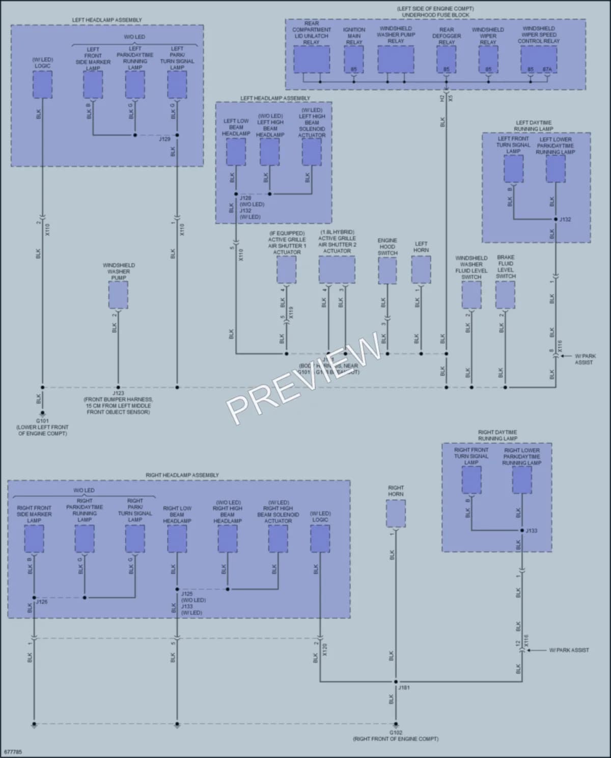 2019 Chevrolet Malibu Ground Distribution wiring diagram preview