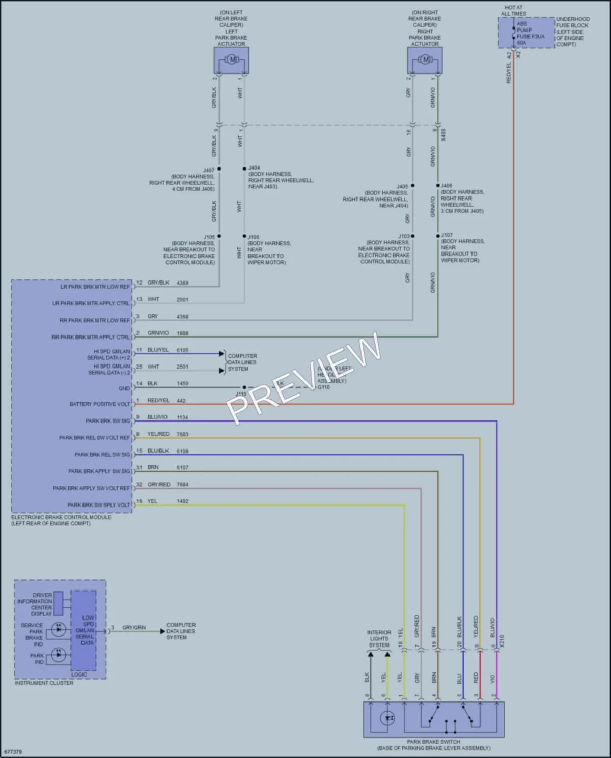2019 Chevrolet Malibu Shift Interlock wiring diagram preview