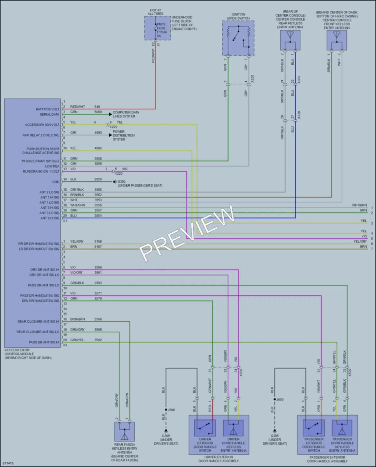 2019 Chevrolet MalibuHybrid Anti Theft wiring diagram preview