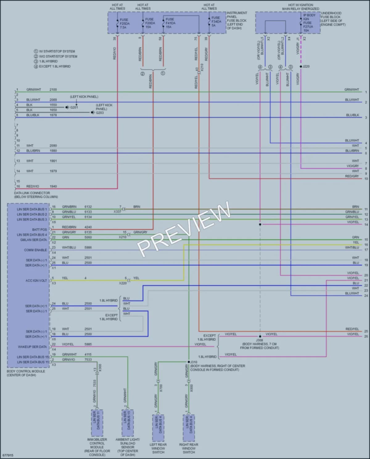2019 Chevrolet MalibuHybrid Computer Data Lines wiring diagram preview