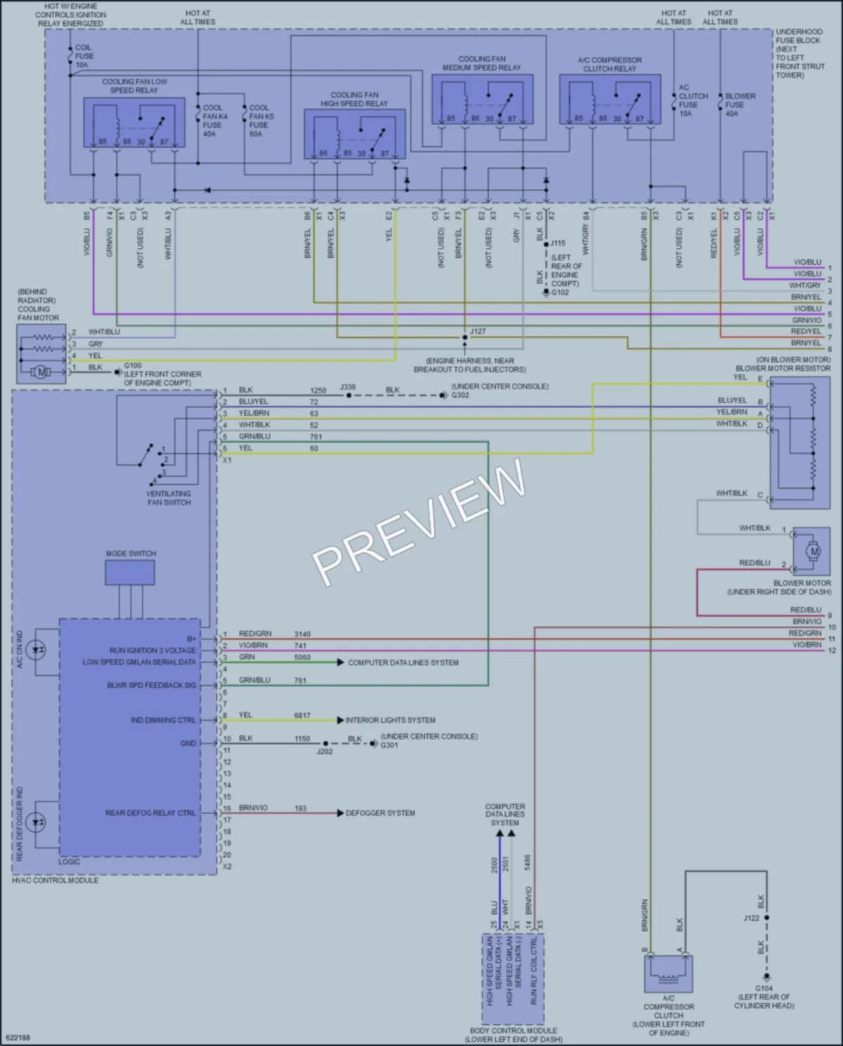 2019 Chevrolet Sonic Air Conditioning wiring diagram preview