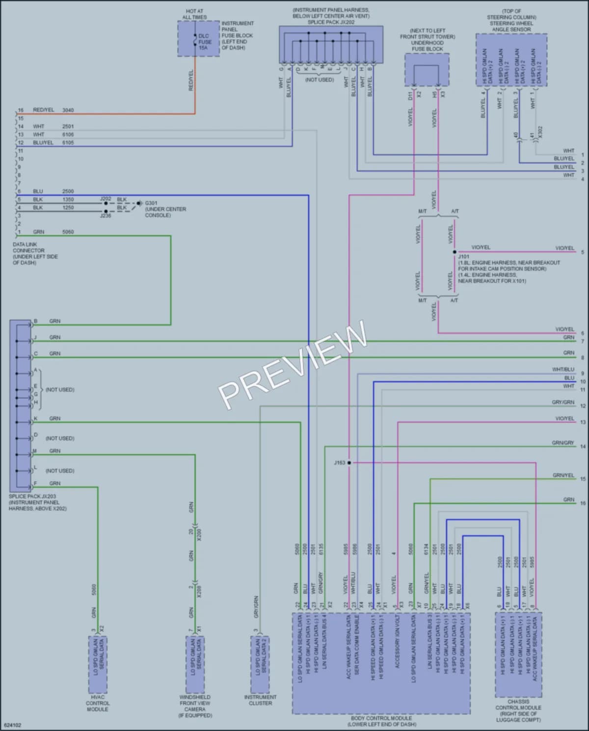 2019 Chevrolet Sonic Computer Data Lines wiring diagram preview