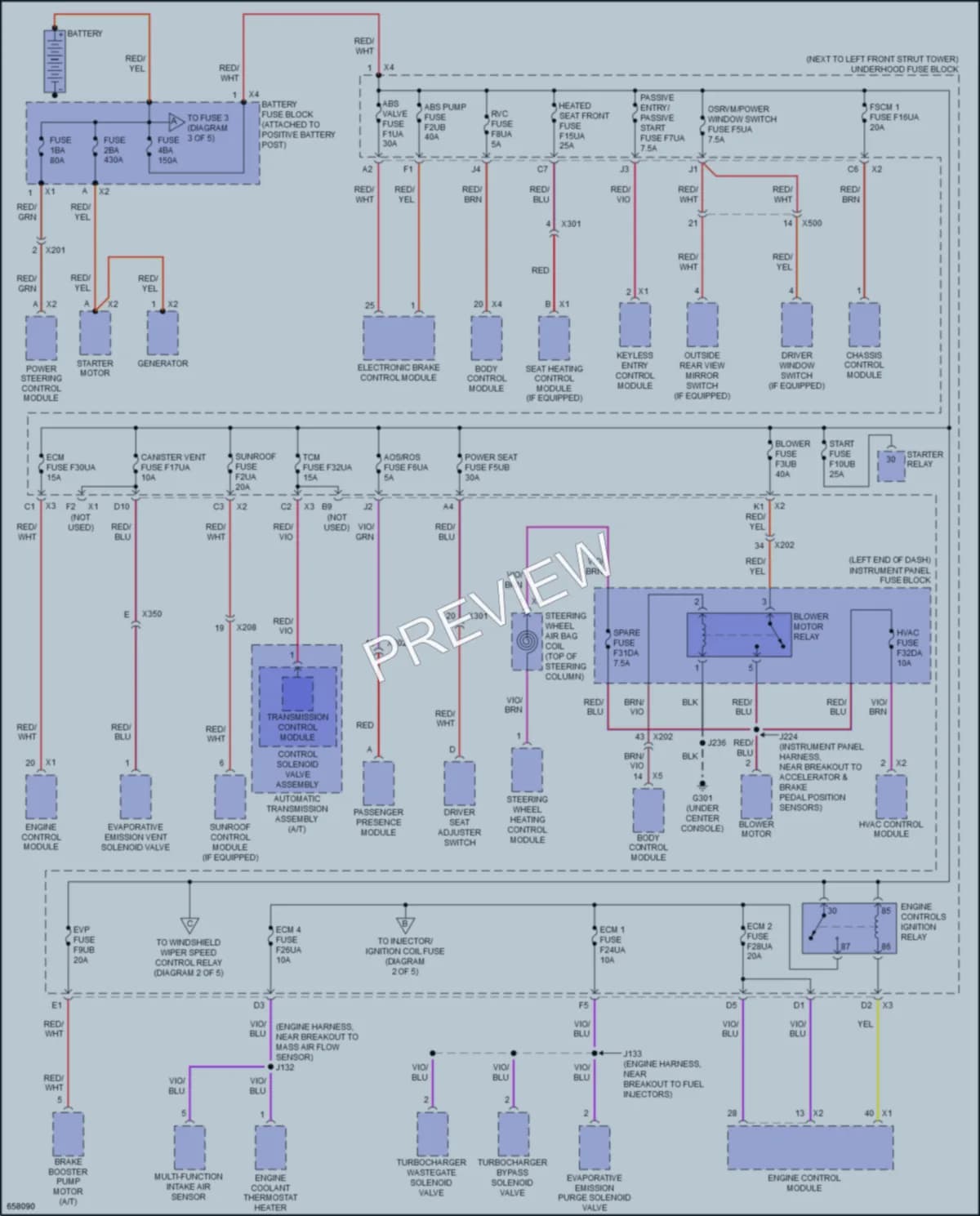 2019 Chevrolet Sonic Power Distribution wiring diagram preview