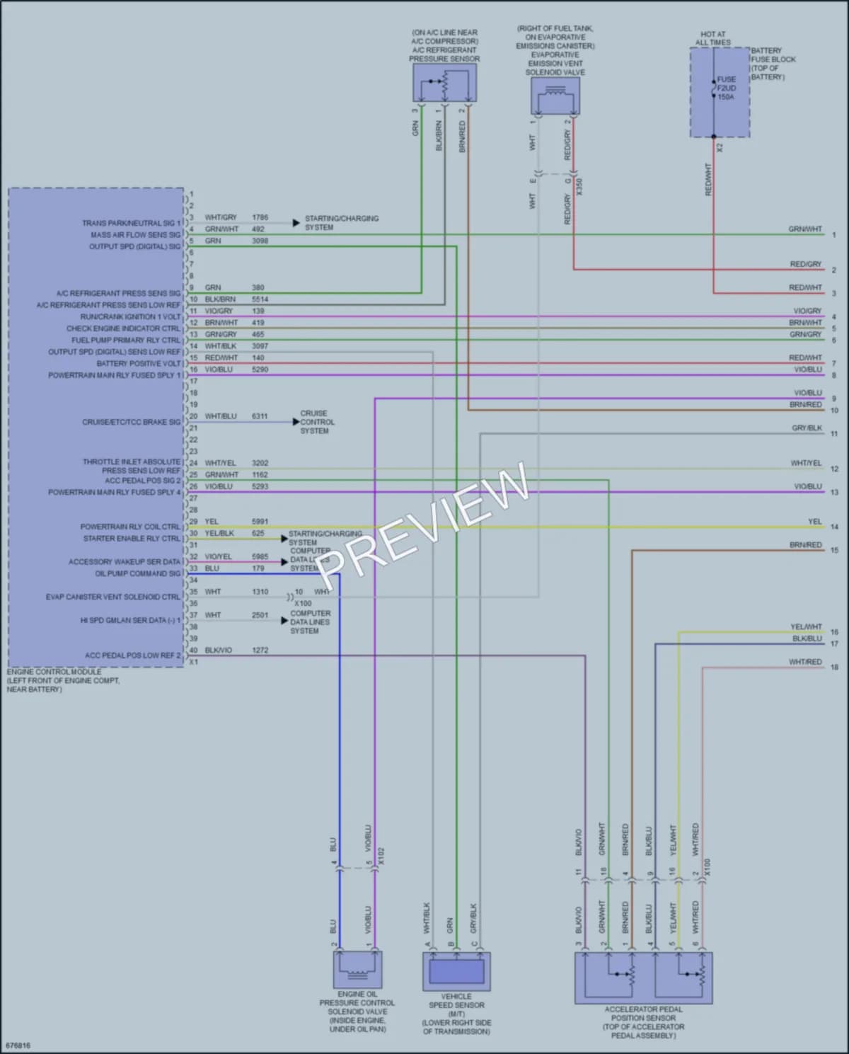 2019 Chevrolet Spark Engine Performance wiring diagram preview