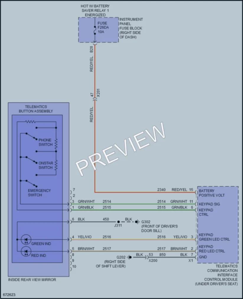 2019 Chevrolet Spark Power Mirrors wiring diagram preview
